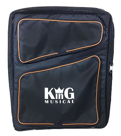 Mochila Bag Para Baqueta E Acessórios De Bateria Luxo Preto