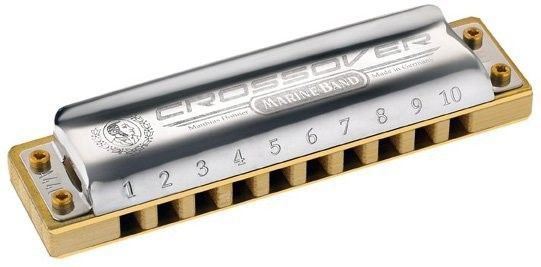 Gaita Harmonica Hohner Marine Band CrossOver - DB (RE BEMOL)