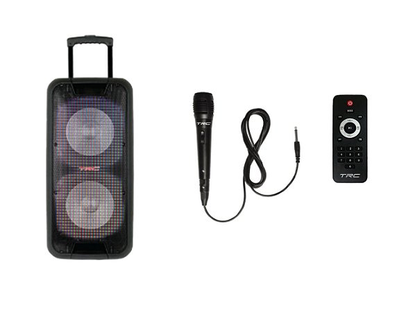Caixa de Som Amplificada Portátil TRC 5570 Bluetooth 700W
