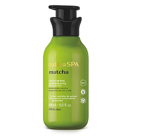 Hidratante Corporal Boticário Nativa Spa Matcha 400ml - Bella in Box  Presentes Perfumes e Cosméticos