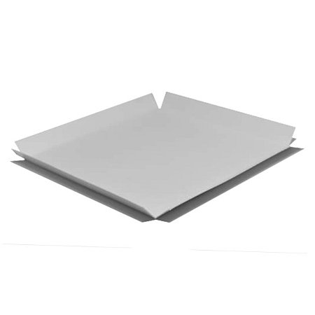 Berço para caixa com base 9x9 cm em triplex branco 300g - 25 unidades