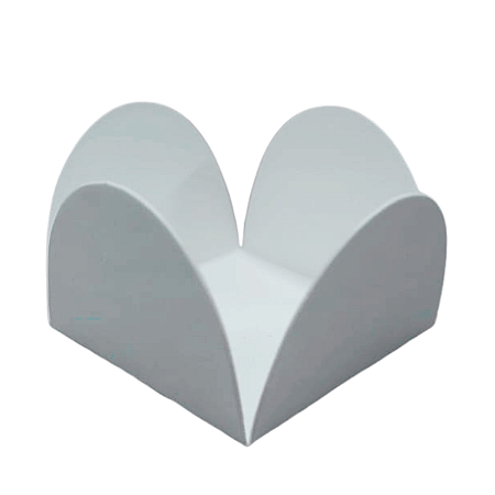 Forminha para doces padrão em triplex branco 300g - 240 unidades