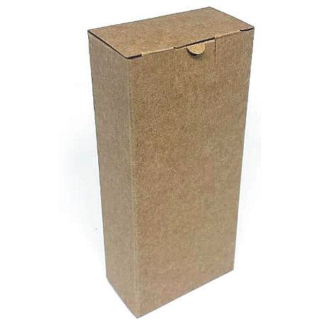 Caixinha 5,5x3x12,5 cm em kraft natural 280g - 25 unidades