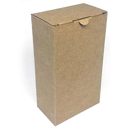 Caixinha 7,5x4,5x13 cm em kraft natural 280g - 25 unidades