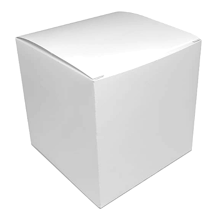 Caixinha padrão 10x10x10 cm em triplex branco 300g