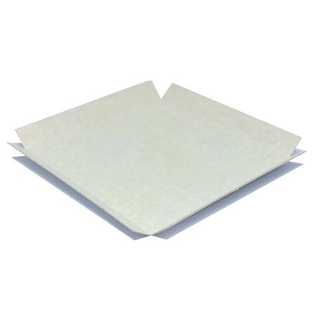 Berço para caixa com base 8x8 cm em duplex branco 350g - 25 unidades