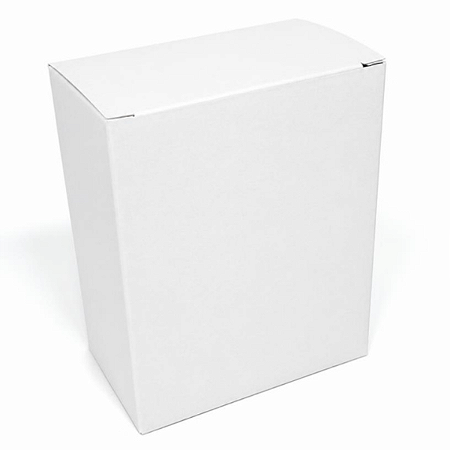 Caixinha padrão 9x5,5x11 cm em triplex branco 300g - 25 unidades