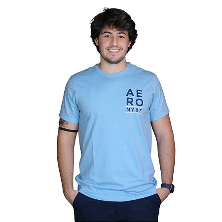 Camiseta AÉROPOSTALE NY87 Azul