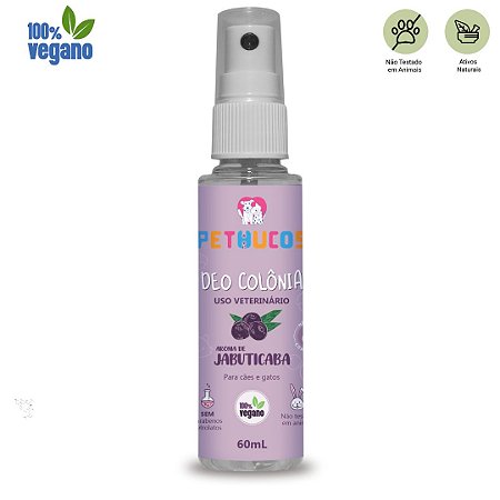4.3. Deo colônia Vegana  para cães e gatos 60ml - Jaboticaba