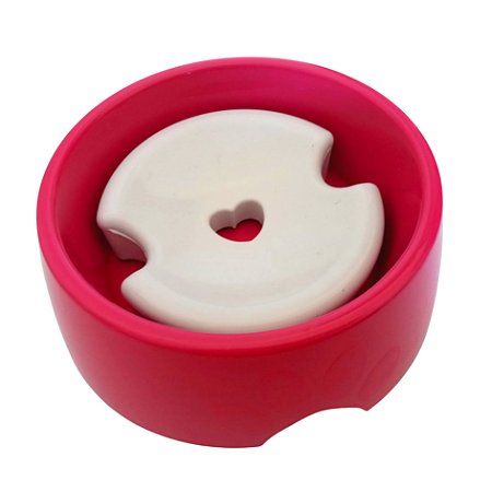 Bebedouro com Boia - 1000ml - Rosa Pink (Ideal para pets de pelos longos)