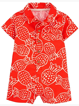 Romper Carter's Laranja Abacaxi