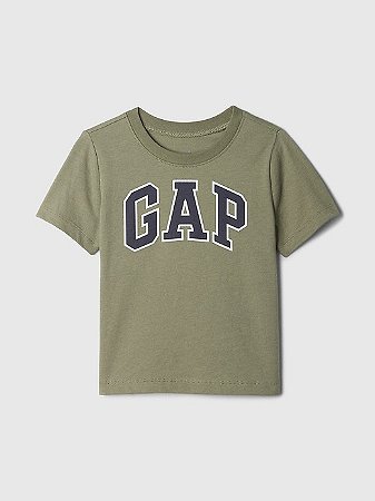 Camiseta  GAP Masculina Verde Musgo