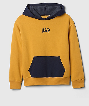Moletom GAP Mostarda com Capuz e Bolso