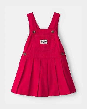Salopete Sarja Oshkosh Vermelho Saia Plissada