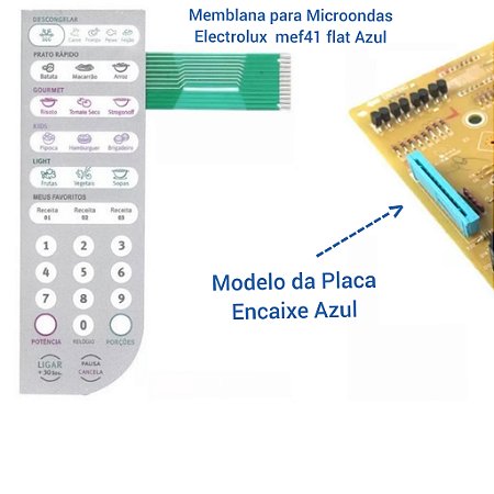 Membrana Teclado Microondas Electrolux Mef41y Mef41y