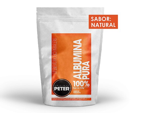 Albumina 100% Pura Sabor Natural 500g