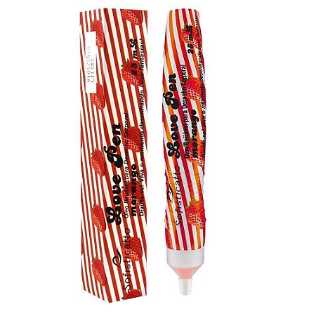 Caneta Comestível Love Pen Sabor Morango