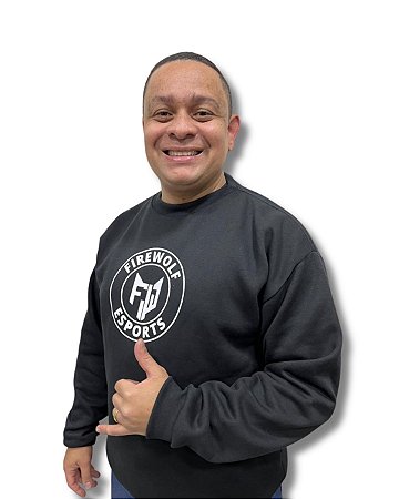 Moletom preto FIREWOLF