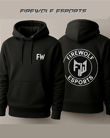 Moletom preto FIREWOLF