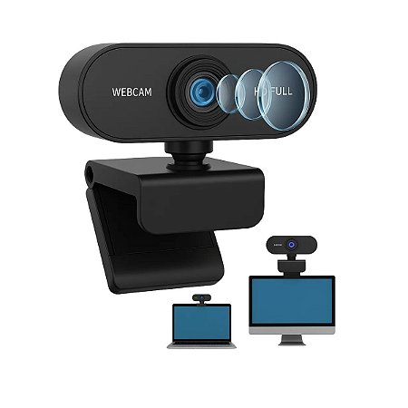 Webcam Full Hd 1080p para Pc ou Note