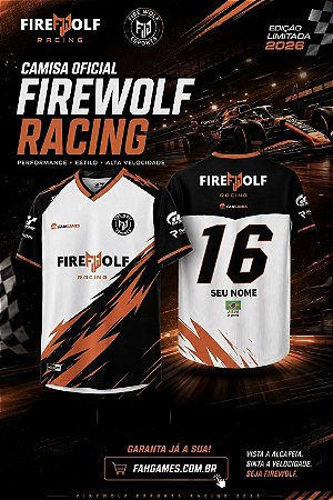 Camisa FIREWOLF RACING