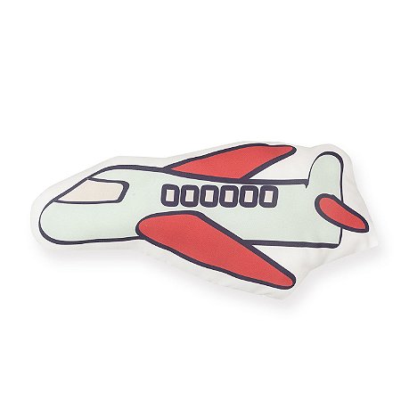 Almofada Infantil Avião Vermelho