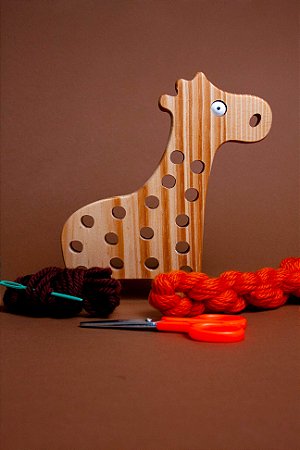 Brinquedo Alinhavo Girafa