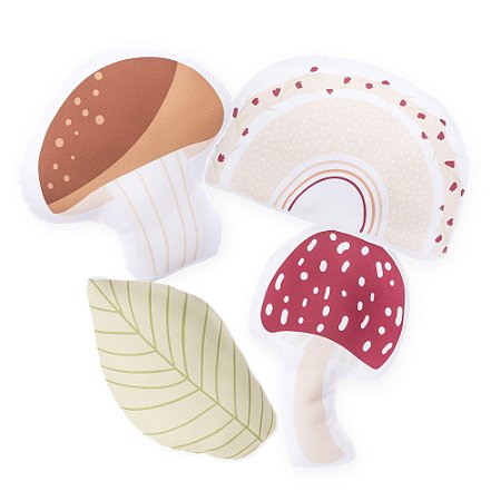 Kit de Almofadas Infantis Cogumelos