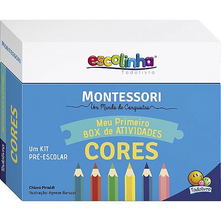 Livro Montessori: Meu primeiro Box de Atividades - Cores