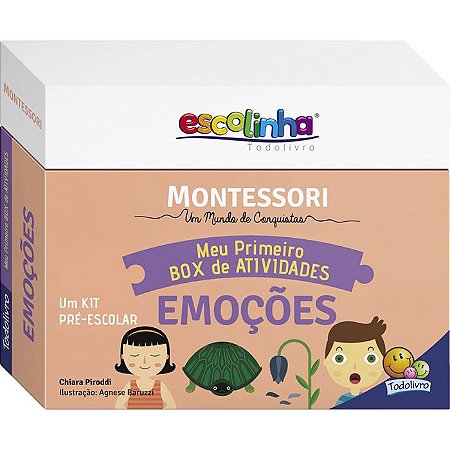 Livro Montessori: Meu primeiro Box de Atividades - Emoções