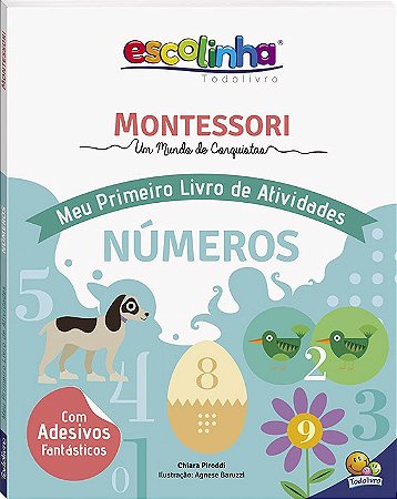 Livro de Atividades Montessori: Números