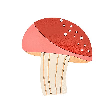 Enfeite Decorativo Cogumelo Vermelho