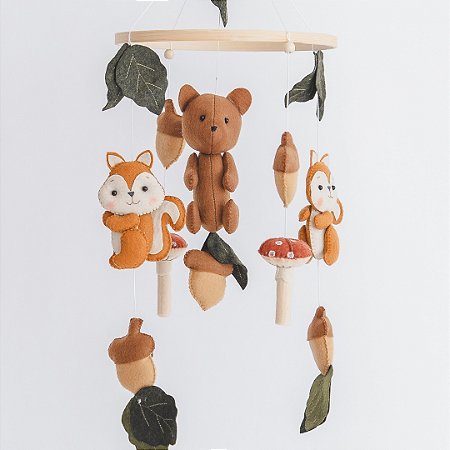Móbile Urso Floresta