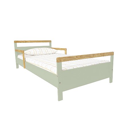 Cama Infantil Montessoriana Verde Oliva - Bella