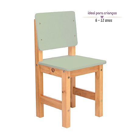 Cadeira Juvenil Verde Oliva - Luna