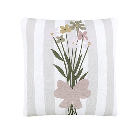 Almofada Infantil Quadrada Flores