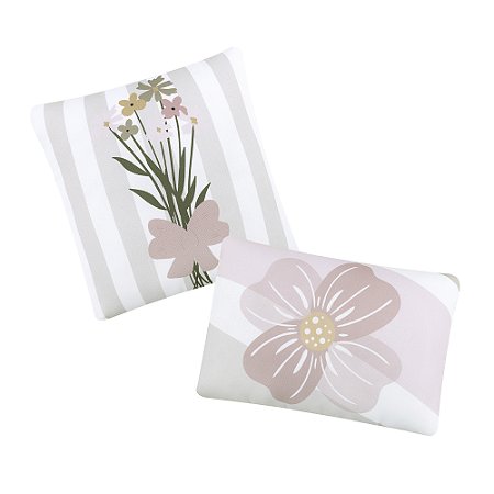 Kit de Almofadas Infantis Flores