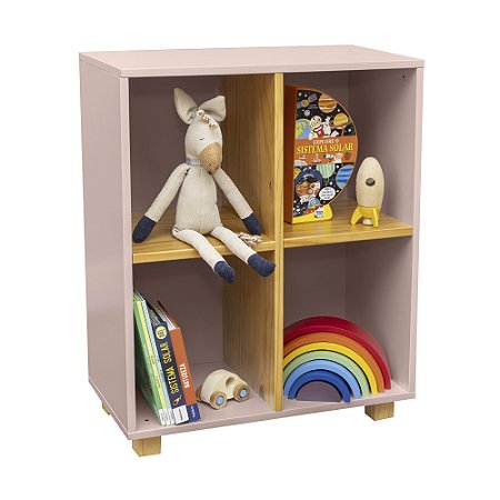 Estante Montessori Nichos - Rosa Blush