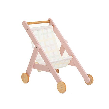 Carrinho de Boneca Rosa Blush