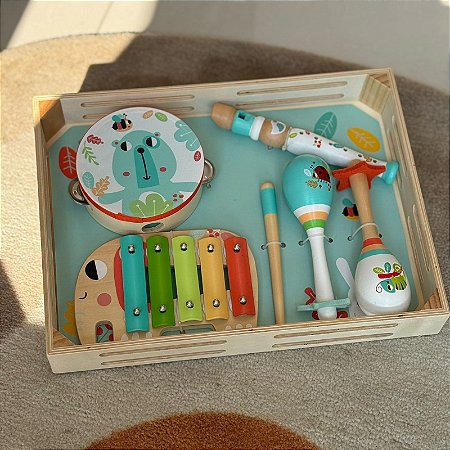 Brinquedo Kit Instrumentos Musicais