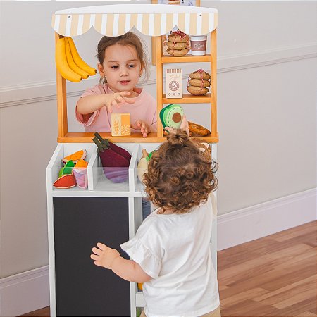 Mercadinho Infantil Pocket - Cinza Greige