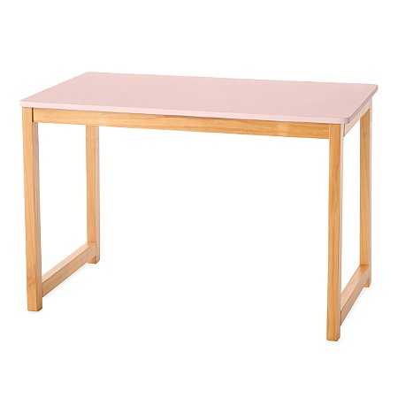 Mesa Retangular Juvenil Luna - Rosa