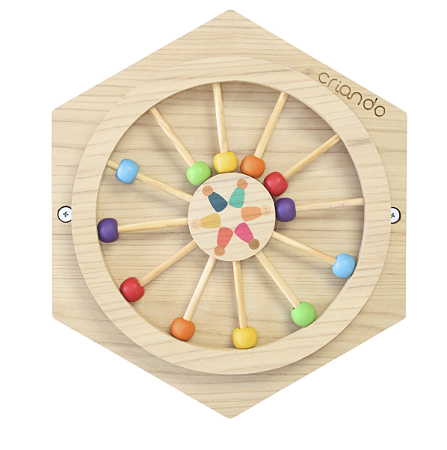 Brinquedo Painel Sensorial Colmeia - Roda Gigante