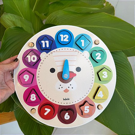 Brinquedo Relógio Leão Encaixe