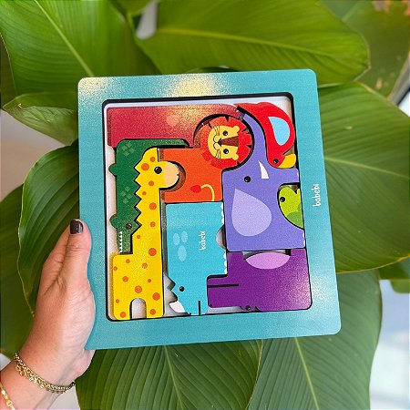 Brinquedo Decorativo Encaixe Safari
