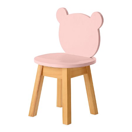 Cadeira Infantil Urso - Rosa