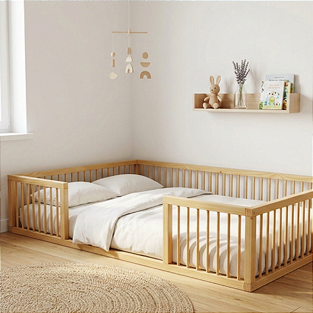 Cama Infantil Montessoriana Cercadinho - Casal