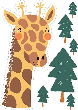 Adesivos de Parede Girafa