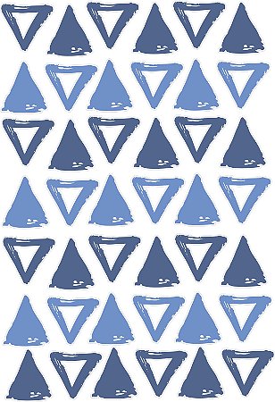 Adesivos de Parede Triângulo Azul