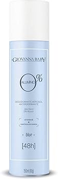 Desodorante aerosol sem alumínio Giovanna Baby Blue 150mL